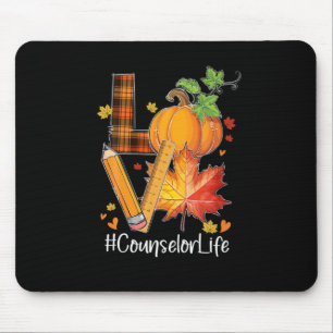 LOVE Counselor Life Fall Leaves Autumn Season Pump Muismat