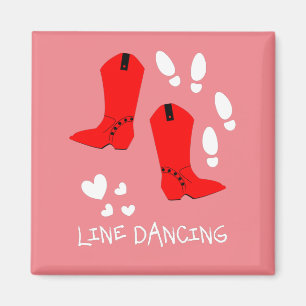 Love Country Line Dancing Magneet