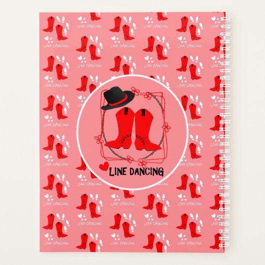 Love Country Line Dancing Planner (Achterkant)