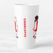 Love Country Line Dansant Cute Personalized Latte Mok (Voorkant)