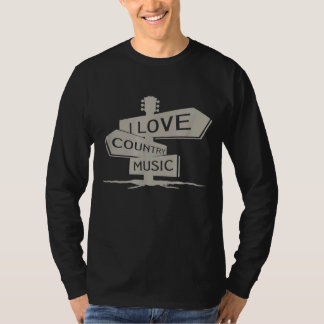 Love Country Music Banjo Guitar Player T-shirt