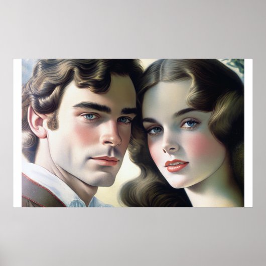 Love Couple  Flashy Poster (Voorkant)