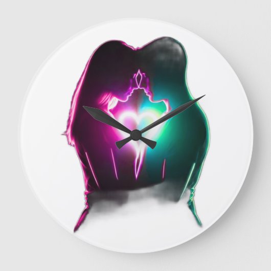 Love Couple Grote Klok (Voorkant)