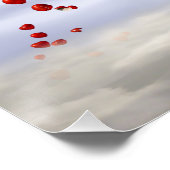 Love Couple Heart Coach Foto Glossy Poster (Hoek)