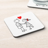 Love Couple Onderzetter (Linkerzijde)