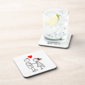 Love Couple Onderzetter (Rechterzijde)