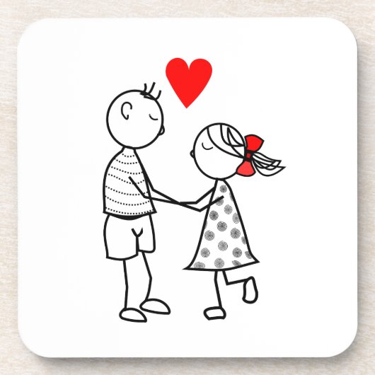 Love Couple Onderzetter (Voorkant)