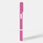 Love Couple Photo Gradient Pink Hearts Pattern Case-Mate iPhone Case (Achterkant / Rechts)