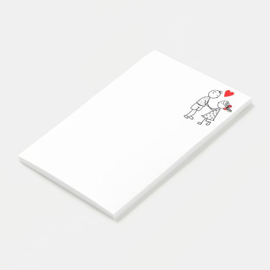 Love Couple Post-it® notes -  (Schuin)
