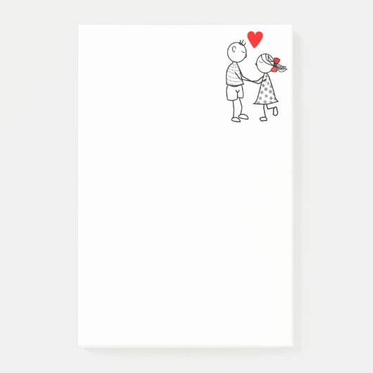 Love Couple Post-it® notes -  (Voorkant)
