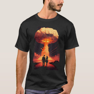 Love Couple voor de explosie van atoombommen T-shirt