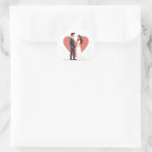 Love Couple Wedding Sticker (Tas)