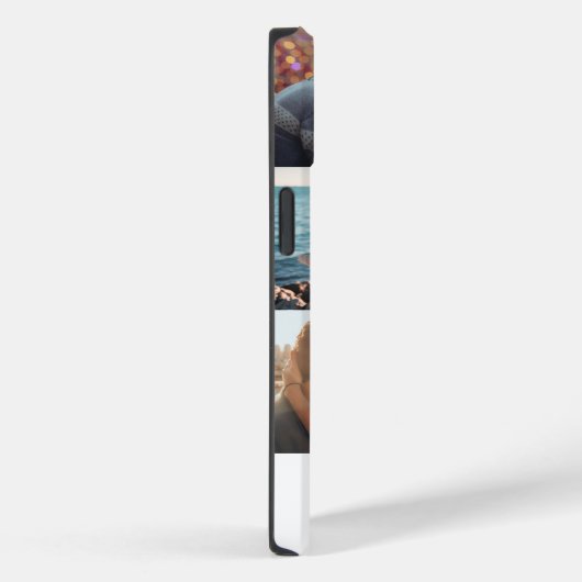 Love Couples Foto Collage Persoonlijk Monogram Case-Mate iPhone Case (Achterkant / Rechts)