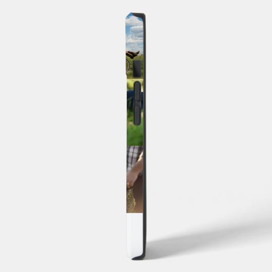 Love Couples Foto Collage Persoonlijk Monogram Case-Mate iPhone Case (Achterkant / Links)