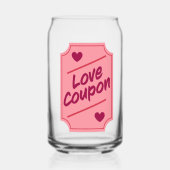 Love coupon blikvorm glas (Voorkant)