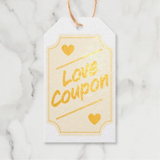 Love coupon cadeaulabels (Voorkant)