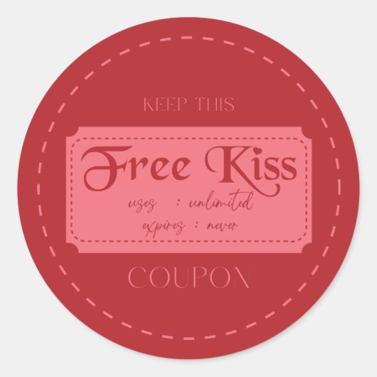 Love coupon sticker (Voorkant)