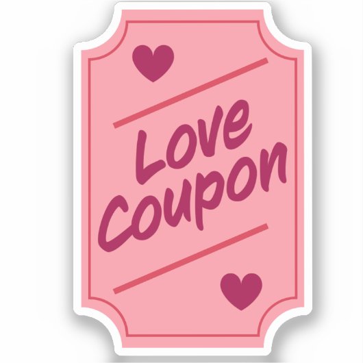 Love coupon sticker (Voorkant)