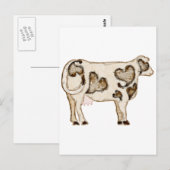 Love Cow Briefkaart (Voorkant / Achterkant)