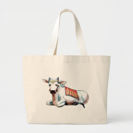 Love Cow Grote Tote Bag (Voorkant)