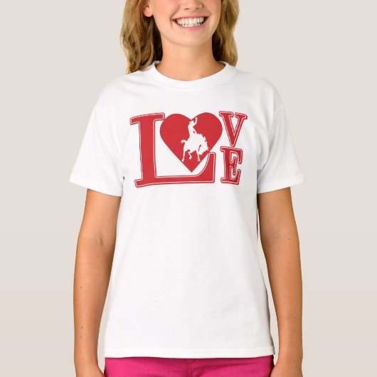 Love Cowboys, I love Cowboys, T-shirt (Voorkant)