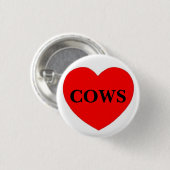 Love Cows Button (Voorkant /achterkant)