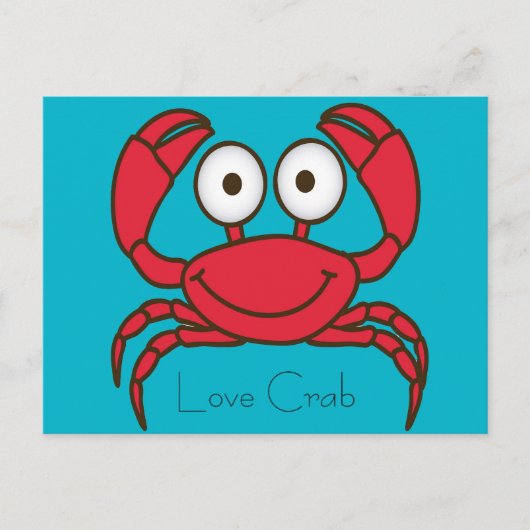 Love Crab Briefkaart (Voorkant)