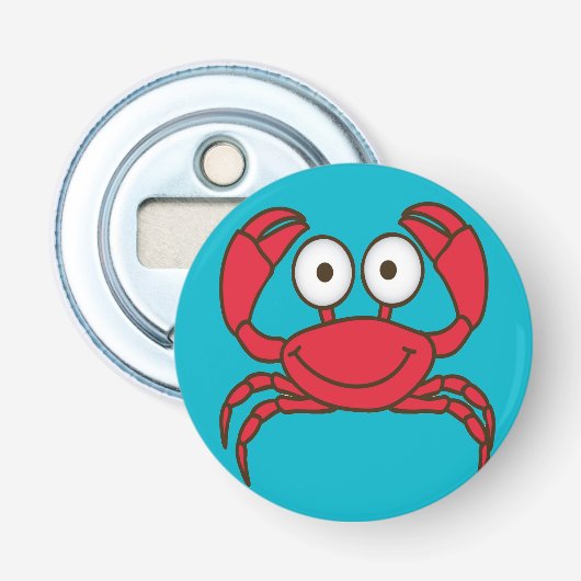 Love Crab Button Flesopener (Voorkant)