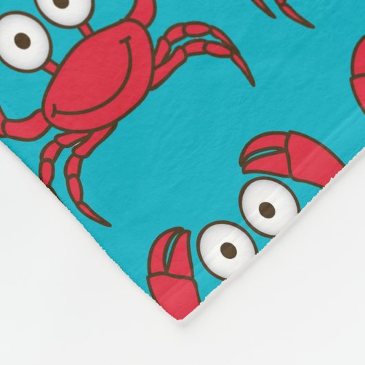 Love Crab Fleece Deken (Hoek)