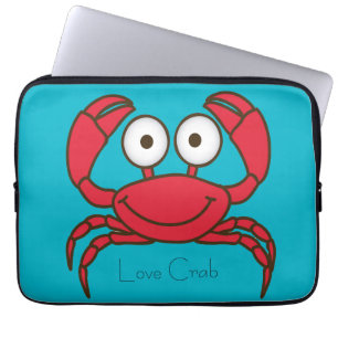 Love Crab Laptop Sleeve