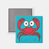 Love Crab Magnet (Voorkant / Achterkant)