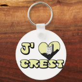 Love Crest white Sleutelhanger (Voorkant)
