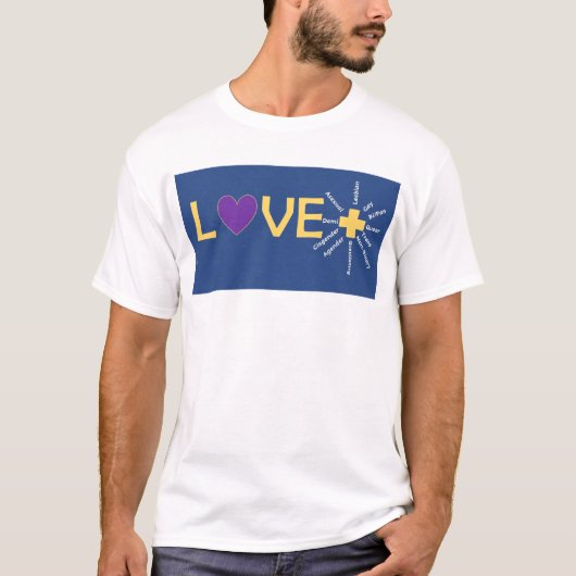 Love+ Crewneck T-Shirt (Voorkant)