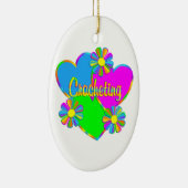 Love Crocheting Keramisch Ornament (Rechts)