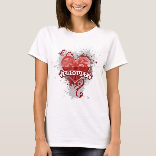 Love Croquet T-shirt (Voorkant)