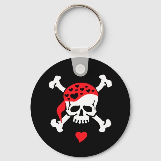 Love & Crossbones Sleutelhanger (Voorkant)
