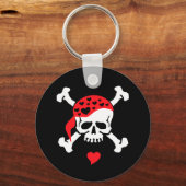 Love & Crossbones Sleutelhanger (Voorkant)