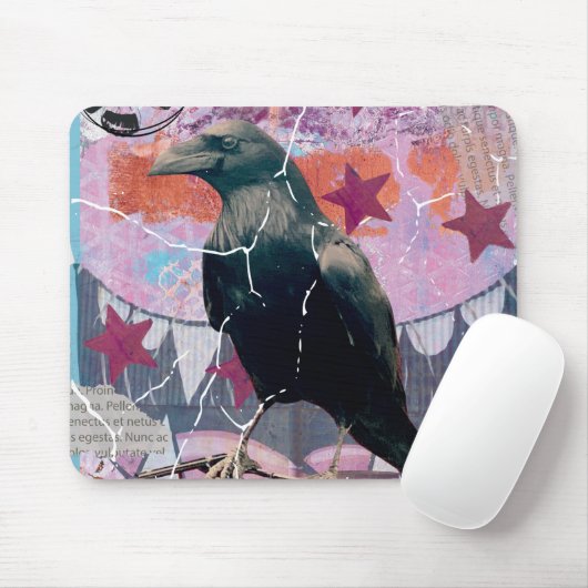 Love crows & little artistic edge crow mouse pad? muismat (Met muis)