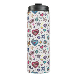 Love & Crystals | Crystal Hearts Thermal Tumblers Thermosbeker