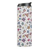 Love & Crystals | Crystal Hearts Thermal Tumblers Thermosbeker (Gedraaid links)