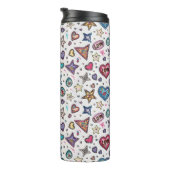 Love & Crystals | Crystal Hearts Thermal Tumblers Thermosbeker (Geroteerd rechts)