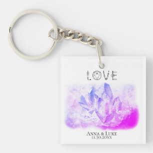 *~* "LOVE" Crystals Events SWAG Weddings Sleutelhanger
