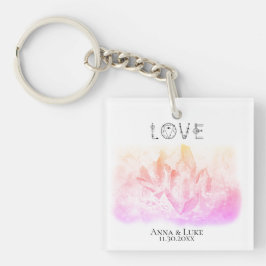 *~* "LOVE" Crystals Events SWAG Weddings Sleutelhanger