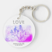 *~* "LOVE" Crystals Events SWAG Weddings Sleutelhanger (Achterkant)