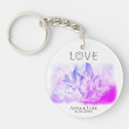 *~* "LOVE" Crystals Events SWAG Weddings Sleutelhanger