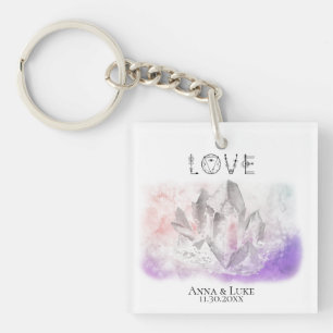 *~* "LOVE" Crystals Events SWAG Weddings Sleutelhanger