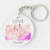 *~* "LOVE" Crystals Events SWAG Weddings Sleutelhanger (Achterkant)