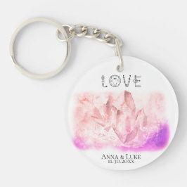 *~* "LOVE" Crystals Events SWAG Weddings Sleutelhanger