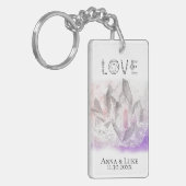 *~* "LOVE" Crystals Events Weddings SWAG Sleutelhanger (Voorkant Links)