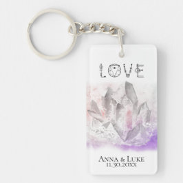 *~* "LOVE" Crystals Events Weddings SWAG Sleutelhanger
